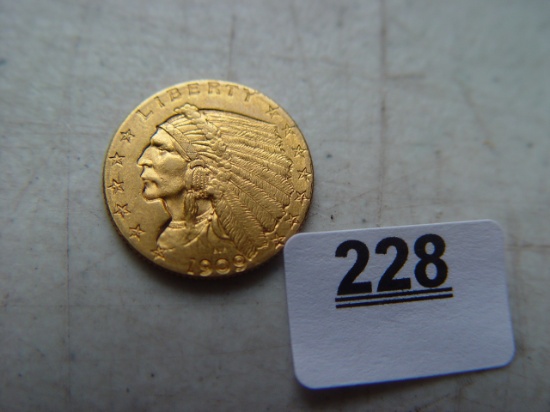 1909 Indian Head $ 2.5 Gold Piece