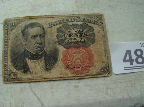 Series Of 1871 , 10 Cent Fractional Currency