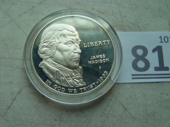 1993-S Proof Silver Dollar Comm.