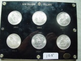 (6) New Orleans Silver Dollars. 1898-O