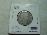 1907 Barber Quarter