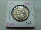 1943-D BU War Nickel