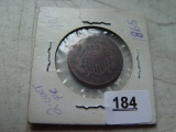 1865 Two Cent Piece