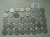 $ 10.00 Face, 90% Silver Quarters