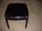 Black Lacquer end table approx 24” square