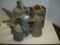 Galvanized tin can lot