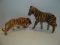 Zebra and Tiger, Tallest is 10” as is