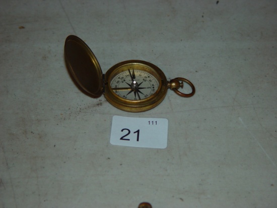 Compass, WW2 Surplus  Made by American Waltham Watch Co. Loose Back