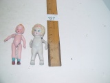 2 Japanese bisque dolls