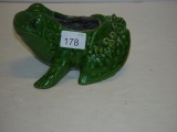 Mc Coy Green Frog Planter unsigned