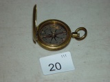 Compass, WW2 Army Surplus probably made by American Waltham Watch Co. 2 pics Stamped U. S.
