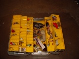 Vintage lures and tackle box