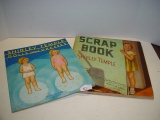 Shirley Temple authorized edition scrap book and paper dolls and clothes book