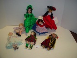 Mixed doll lot tallest 9” Some Madame Alexander