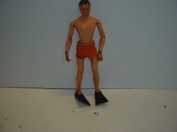 Ideal Captain Action doll 11.5” tall  weak wrist
