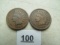 1903 & 1907 Indian Cents