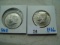 1966 & 1968-D 40% Silver Quarters