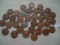 (36) +- Lincoln Cents, 30'=, 40's, 50's