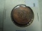 1856 Large Penny, Divots On Both Sides