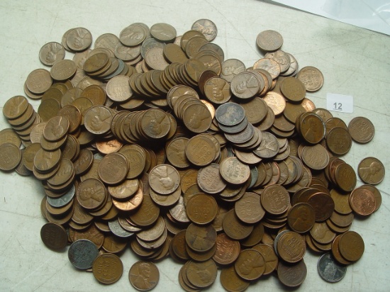 500 +- Wheat Back Lincoln Pennies