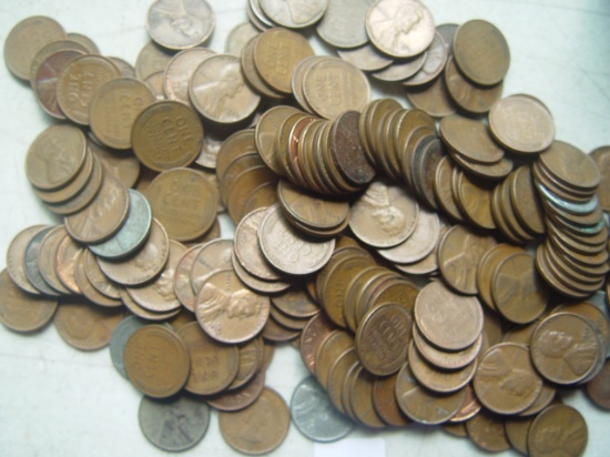 200 +- Wheat Back Lincoln Pennies