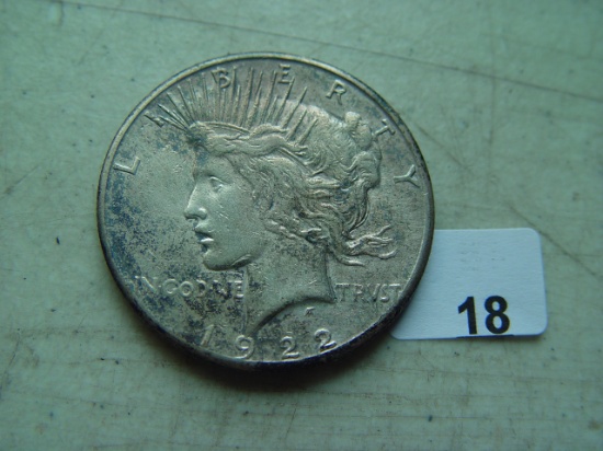 1922-S Peace Silver Dollar