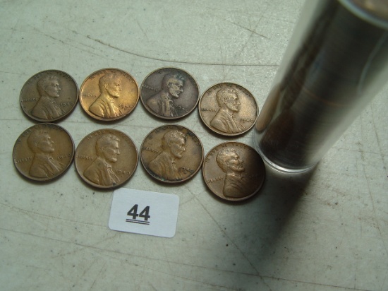 Roll Of 1940, S, D, & P Lincoln cents