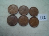 (6) Lincoln Cents, 1928-D, 1919-S