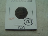 1858 Flying Eagle 1 Cent, Little Better