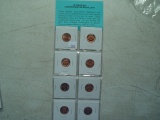 (8) UNC., U. S. Treasury Medallions P  & Ds