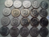 1971-D & >Ps Eisenhower Dollars AU