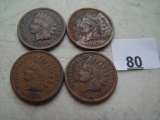 1886, 07, 07, 04 Indian Head Cents