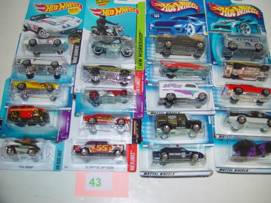 Job Lot of 20 Hot Wheels