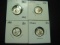 Four Different BU Mercury Dimes: 1940-S, 1941-D, 1942, 1944