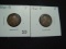 Pair of Fine 1912-S Lincoln Cents