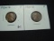 Pair of Fine 1924-D Lincoln Cents   Semi-Key Date