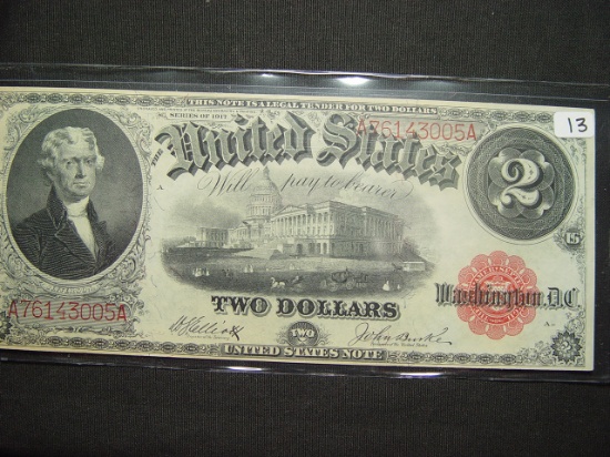 1917 $2 Legal Tender Note   Crisp Uncirculated