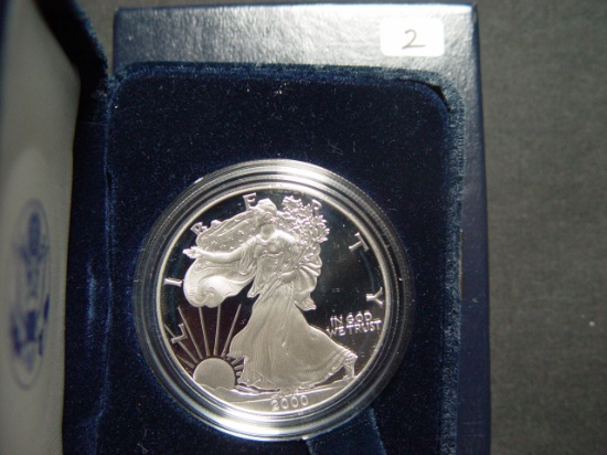 2000 Proof Silver Eagle