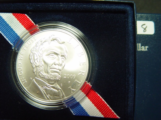2009 BU Lincoln Silver Dollar