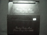 Pair of 1992 Silver Proof Sets