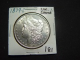 1879-S Morgan Dollar   Cleaned Unc.