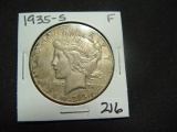 1935-S Peace Dollar   Fine