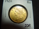 1901 $10 Gold Liberty   BU