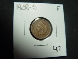 1908-S Indian Cent   Fine   KEY DATE