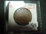 1864 2c Piece   Uncirculated