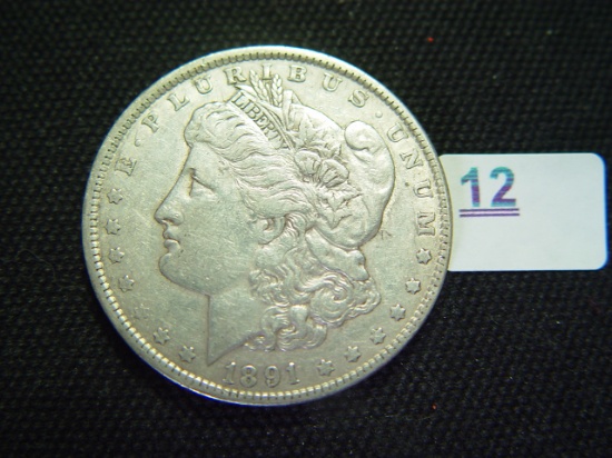 1891 Morgan Silver Dollar