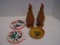 Plaster Chicken Wall Plaques, Salt & Pepper Shakers, & Ashtray