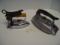 2 Electric Irons. 1 American Beauty & 1 Steam-O-Matic with out cord