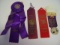 3 Various Ribbons & 1 Badge from 1923 Bureau County Soldiers & Sailors Assoc. Buda IL
