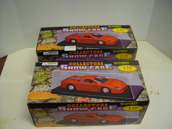2 Polyfect Toys Collectors Show Case, Will Accommodate Die Cast Vehicles 1/18 Scale
